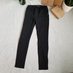 Black XS Sanctuary Midrise Pull-On Ponte Pants